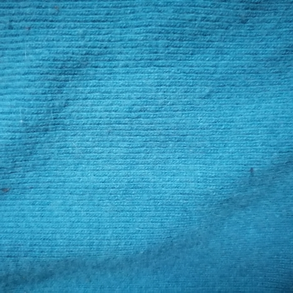 Blue wool elastic skirt - Picture 4 of 9